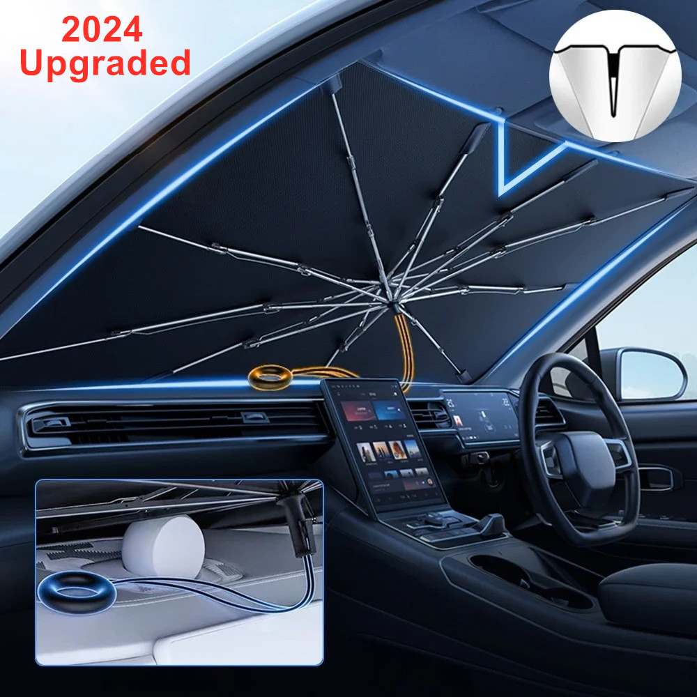 Car Sunshade Windshield Umbrella Foldable - Novo atualizado pára-brisa do carro pára-sol