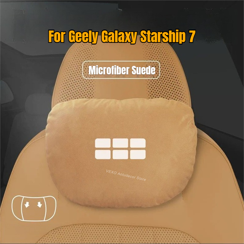 Memory Foam Car Neck Pillow Lumbar Support - Almofada Lombar para Carro em Suede