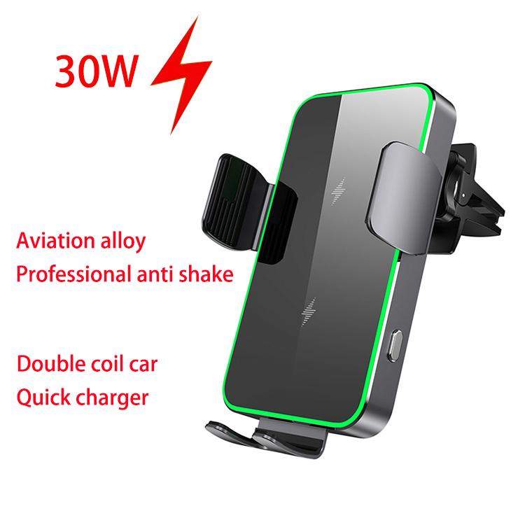 Magnetic Phone Holder For Car Vent - Carregador sem fio Qi2 para carro,