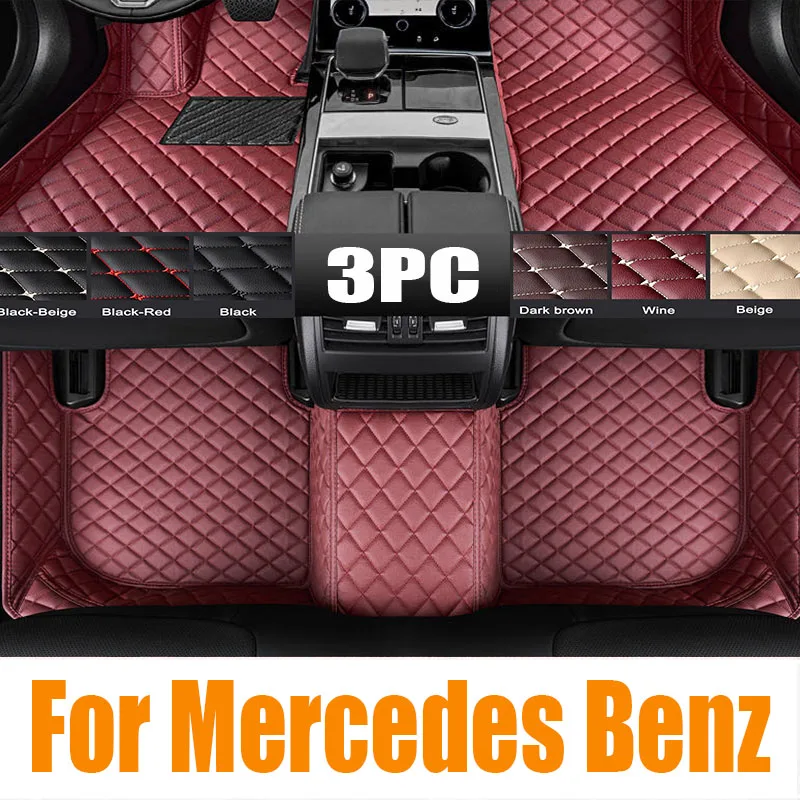 Car Floor Mats Universal Waterproof Leather - Original carro tpe tapetes para mercedes