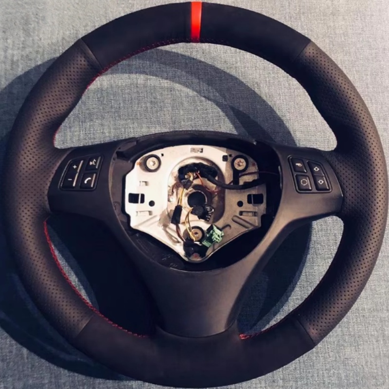 Car Steering Wheel Cover Anti Slip Breathable - Capa de Volante Personalizada em Couro