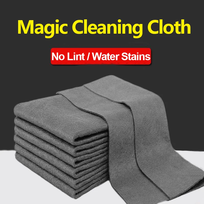 Microfiber Car Drying Towel Super Absorbent - Pano mágico de vidro, sem rastros,