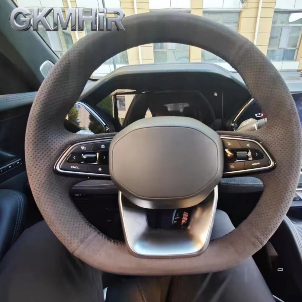 Car Steering Wheel Cover Anti Slip Breathable - Personalização capa de volante do carro