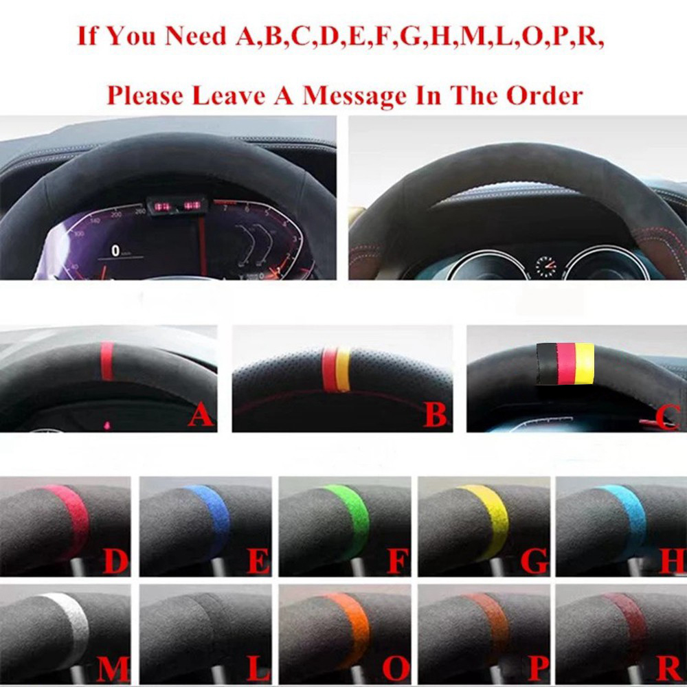 Diy personalizado para kia k5  - Car Steering Wheel Cover Anti Slip Breathable avaliação e preço