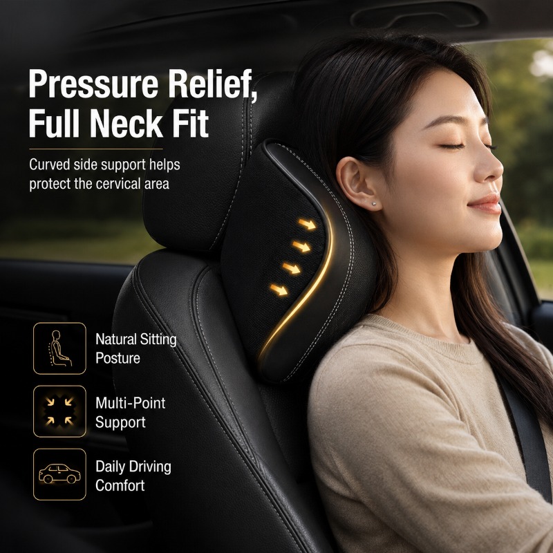 Almofada de Apoio Lombar e par - Memory Foam Car Neck Pillow Lumbar Support avaliação e preço