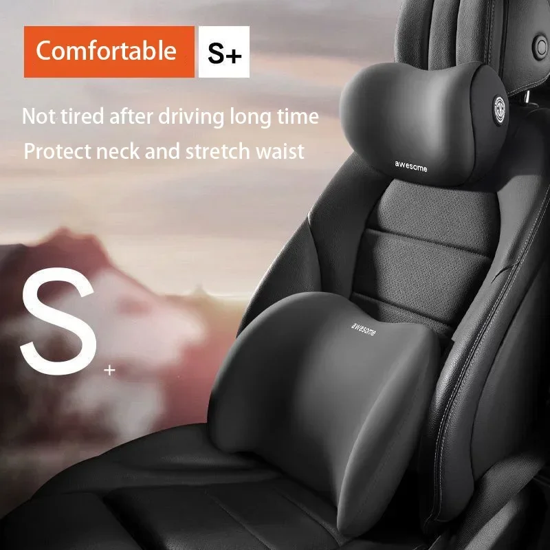 Almofada de Pescoço para Carro - Memory Foam Car Neck Pillow Lumbar Support avaliação e preço