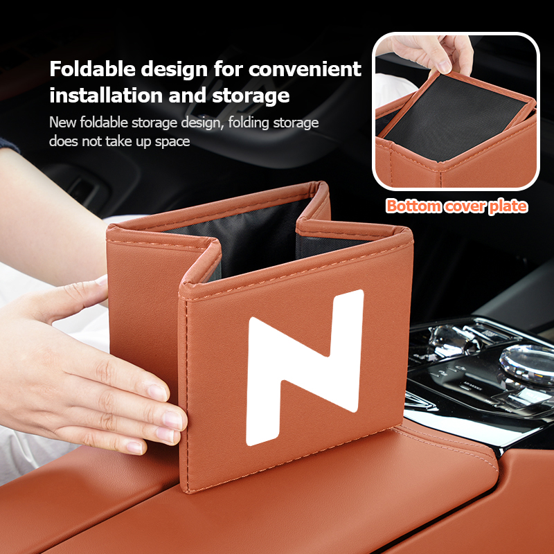 Lixeira dobrável para carro, s - Waterproof Car Trash Can With Lid avaliação e preço