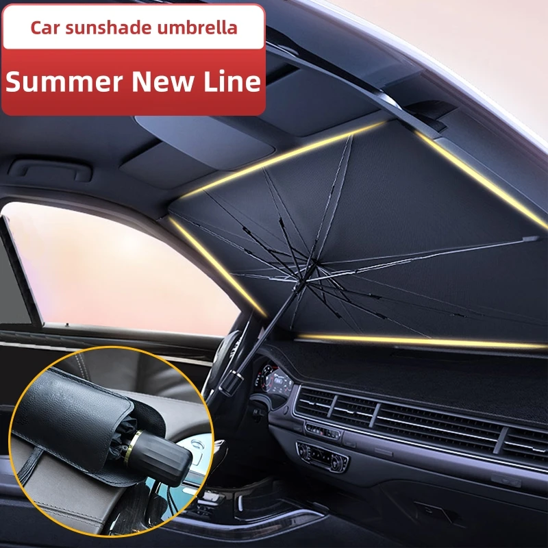 Sombrinha para Para-brisa de C - Car Sunshade Windshield Umbrella Foldable avaliação e preço
