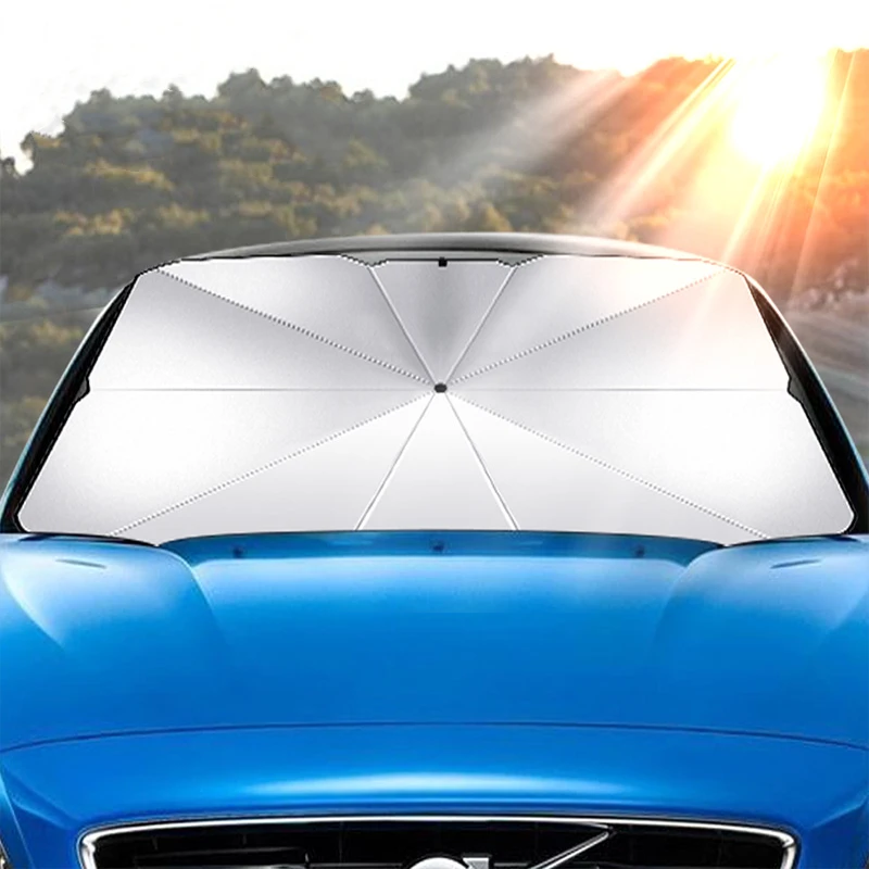 Sombrinha para Para-brisa de C - Car Sunshade Windshield Umbrella Foldable avaliação e preço