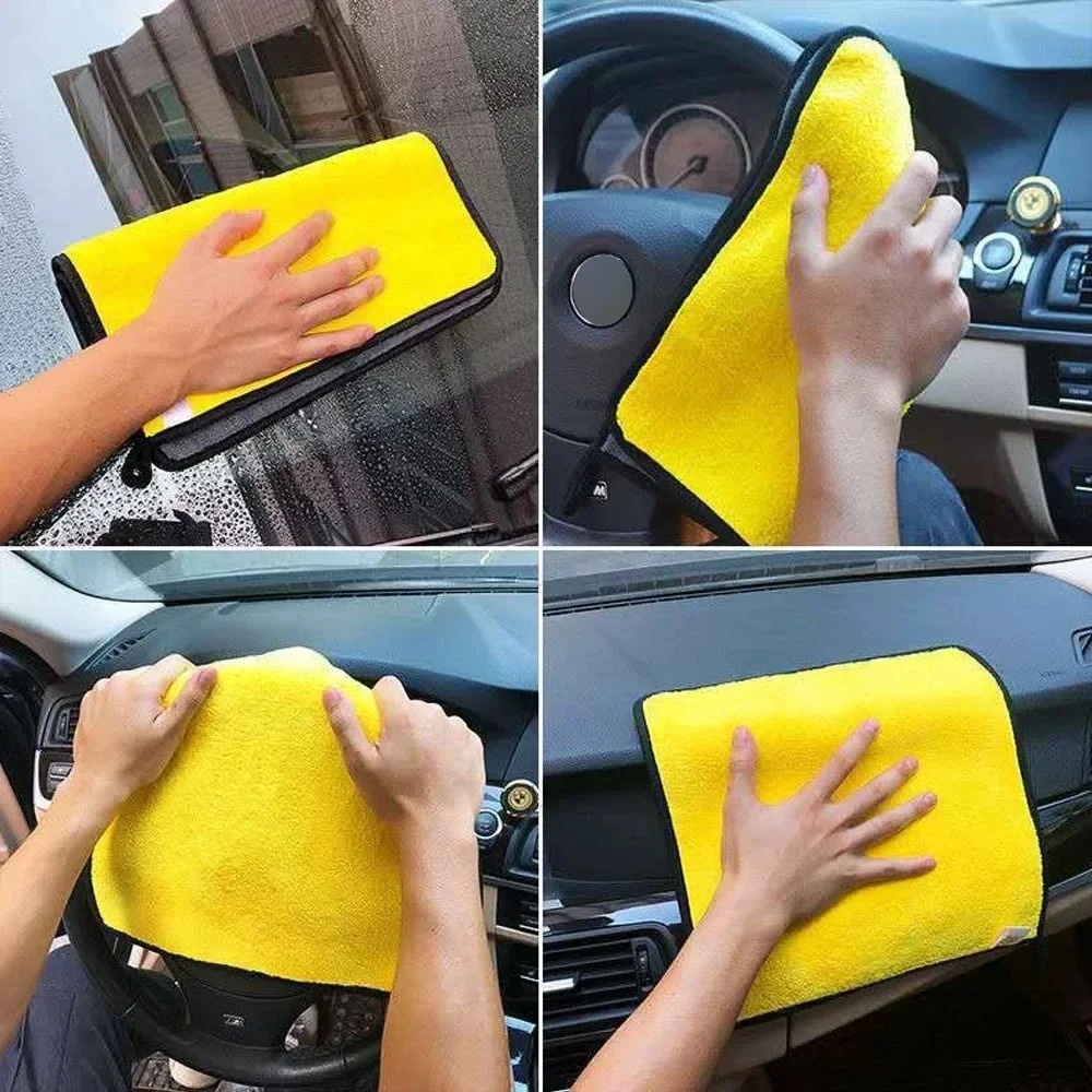 Panos de Microfibra Dupla Face - Microfiber Car Drying Towel Super Absorbent avaliação e preço