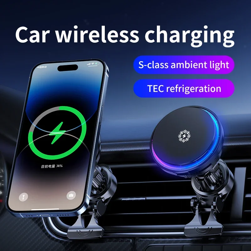 Suporte magnético para carrega - Wireless Car Charger Mount Fast Charging avaliação e preço