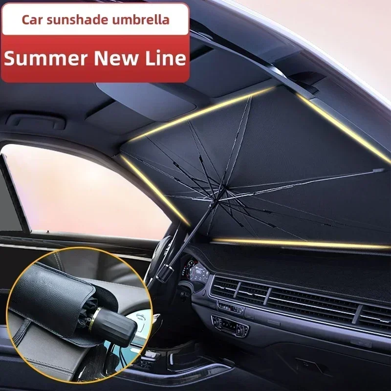 Protetores de Sol para Para-br - Car Sunshade Windshield Umbrella Foldable avaliação e preço