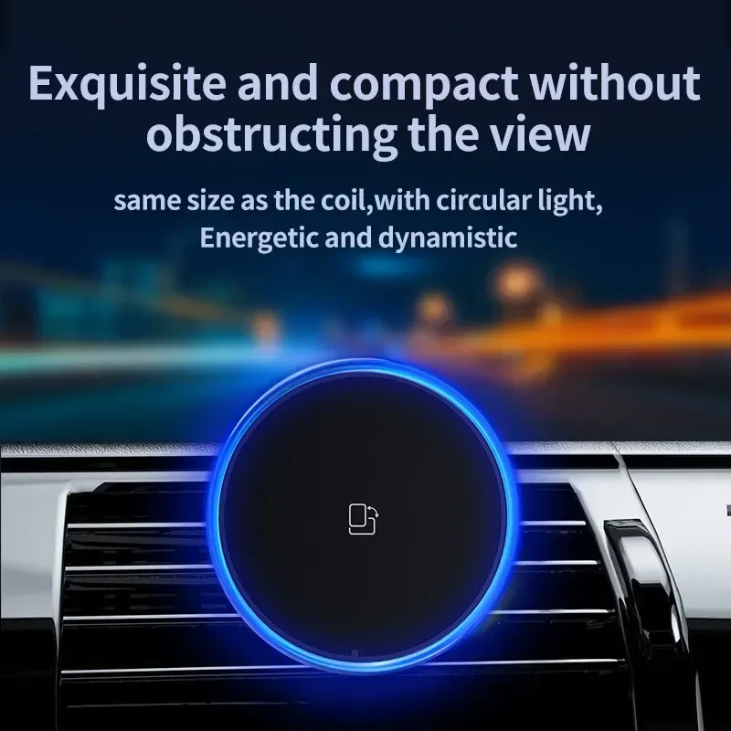 Carregador sem fio magnético L - Wireless Car Charger Mount Fast Charging avaliação e preço