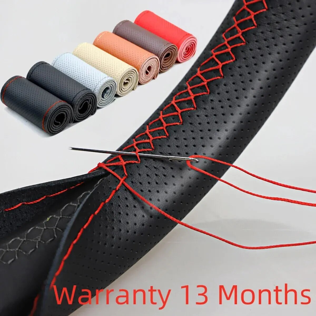 Capa universal de couro para v - Car Steering Wheel Cover Anti Slip Breathable avaliação e preço