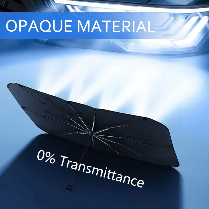 Pára-sol do carro guarda-chuva - Car Sunshade Windshield Umbrella Foldable avaliação e preço
