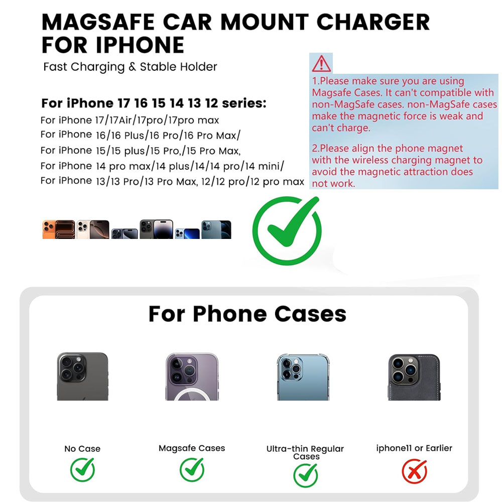 Carregador Magnético Sem Fio p - Wireless Car Charger Mount Fast Charging avaliação e preço