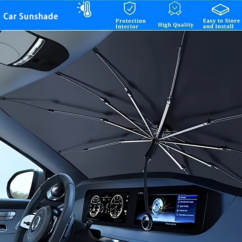1 PCS Protetor Solar para Para - Car Sunshade Windshield Umbrella Foldable avaliação e preço