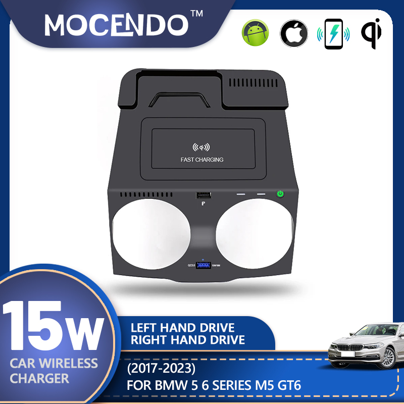 Carregador Sem Fio Qi de 15W p - Wireless Car Charger Mount Fast Charging avaliação e preço