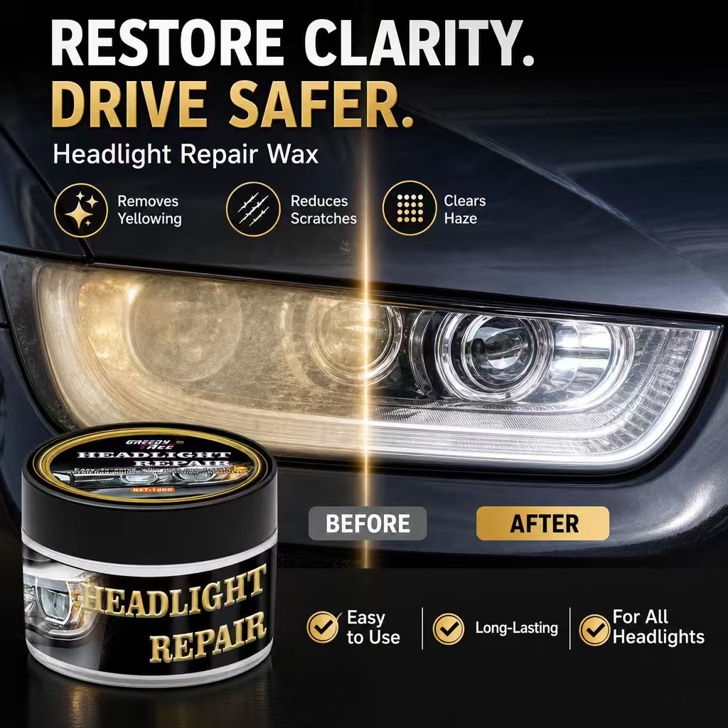 Cera para reparar faróis de ca - Car Scratch Repair Polishing Wax Paste avaliação e preço