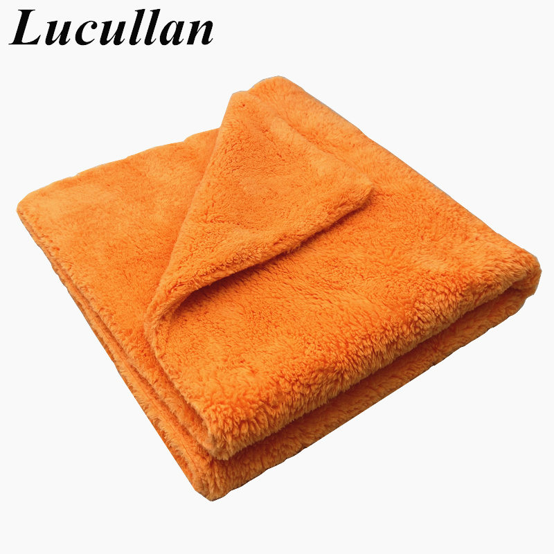Lucullan 40x40cm laranja super - Microfiber Car Drying Towel Super Absorbent avaliação e preço
