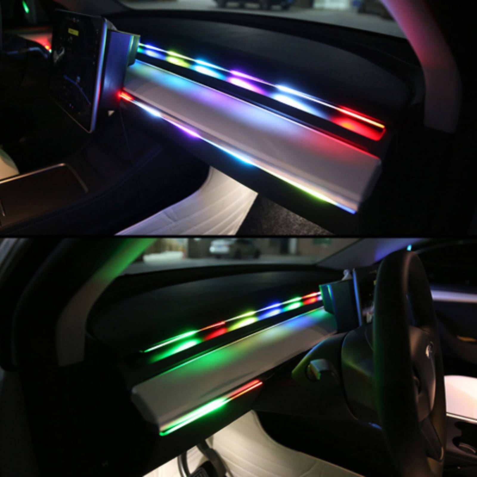 Kit de Iluminação Ambiente par - Led Ambient Interior Car Lights App Control avaliação e preço