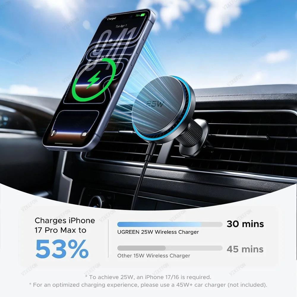 Carregador Sem Fio Magnético Q - Magnetic Phone Holder For Car Vent avaliação e preço