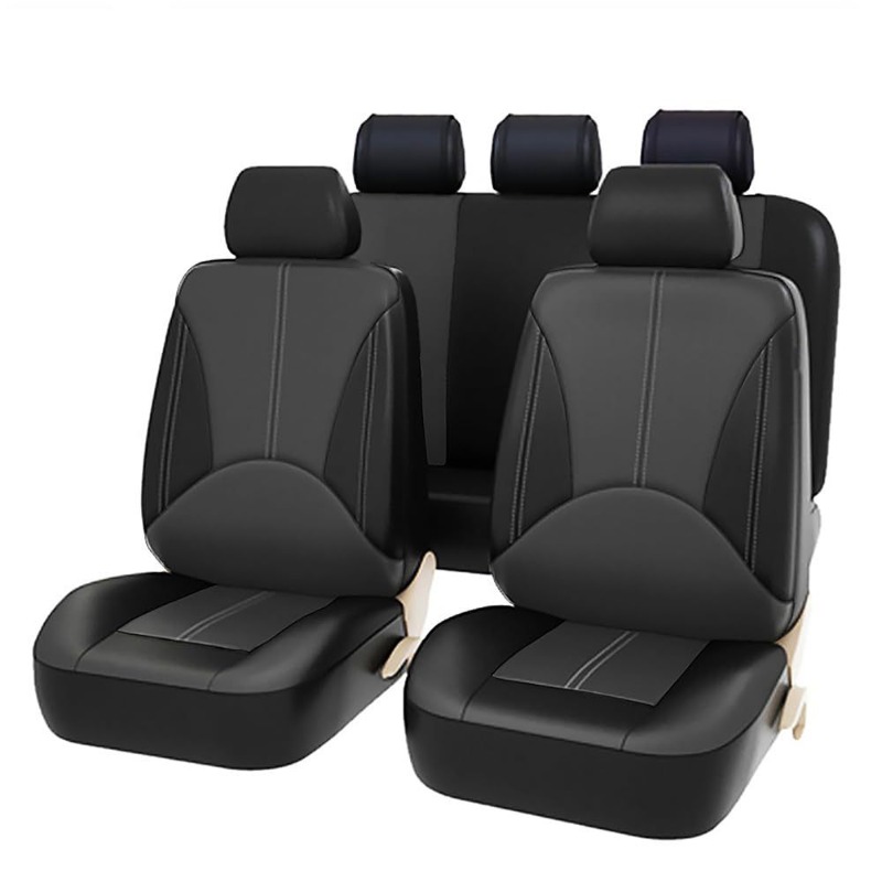 Capas de Assento de Carro em C - Leather Car Seat Covers Full Set Universal avaliação e preço